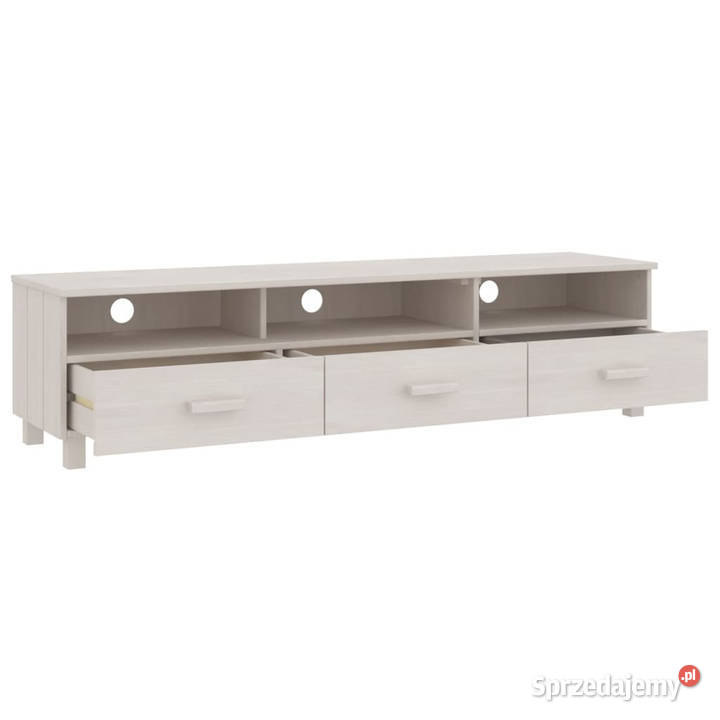 Szafka pod TV HAMAR biała 158x40x40 lite drewno Warszawa sprzedam