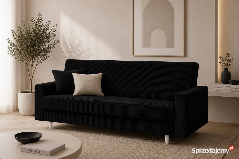Wersalka BLANKA z boczkami i funkcją spania Kępno