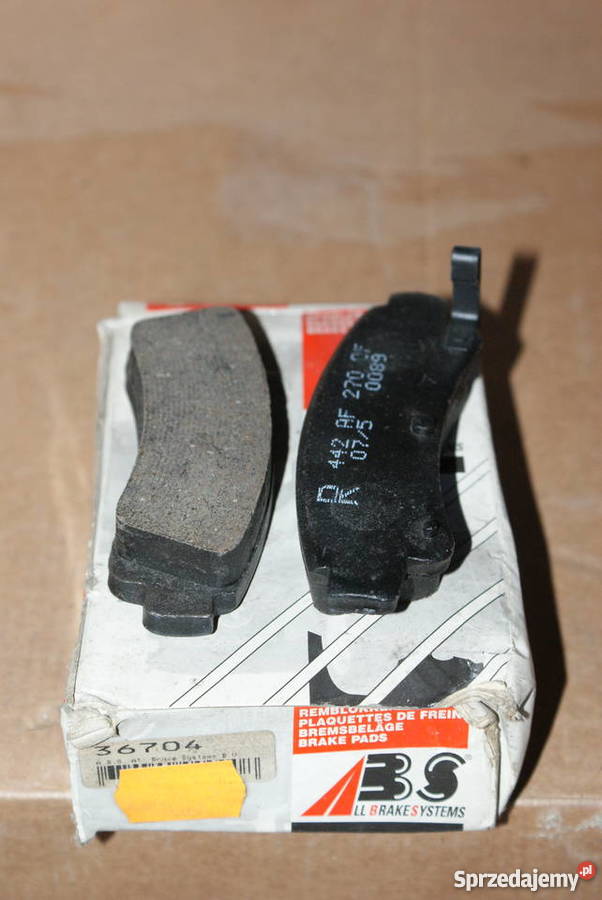 36704 ABS KLOCKI HAMULC NISSAN SUNNY 8691 TYŁ Z mazowieckie