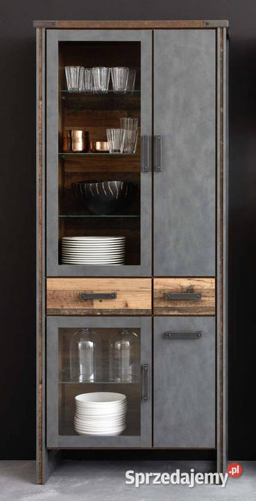 PRISMA witryna salonowa styl industrialny 212cm Rzeszów