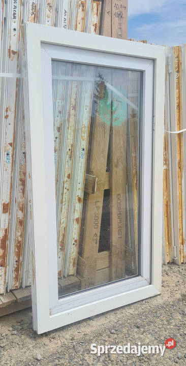 OKNO KacprzaK 79x138 OKNA Używane Plastikowe PCV Okna ścienne Lublin