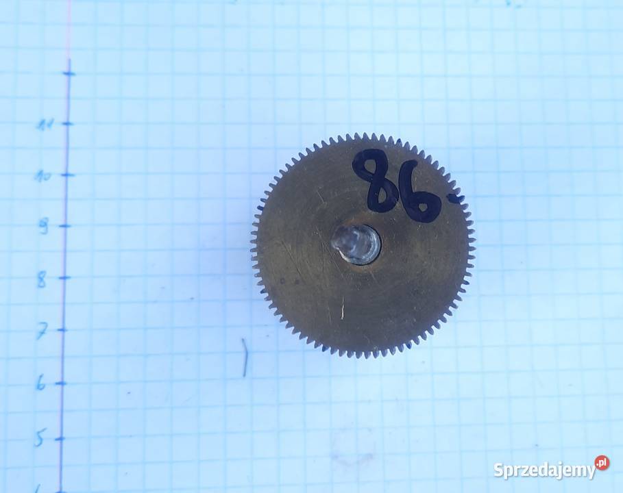 86 Bęben sprężyna starego zegara 363mm 80 zębów Antyki Tczew