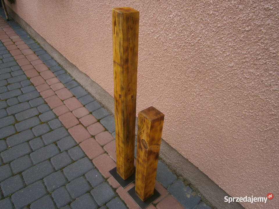 belka drewniana na metalowej podstawie Siedlce