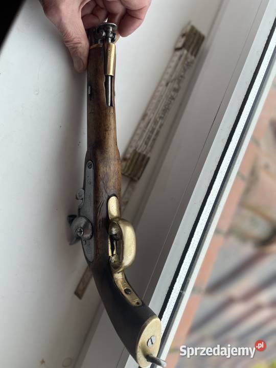 Angielski wojskowy pistolet kapiszonowy zachodniopomorskie