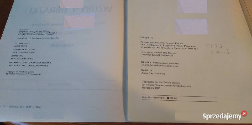 Wzory i obrazki program rozwijający percepcję Gdańsk