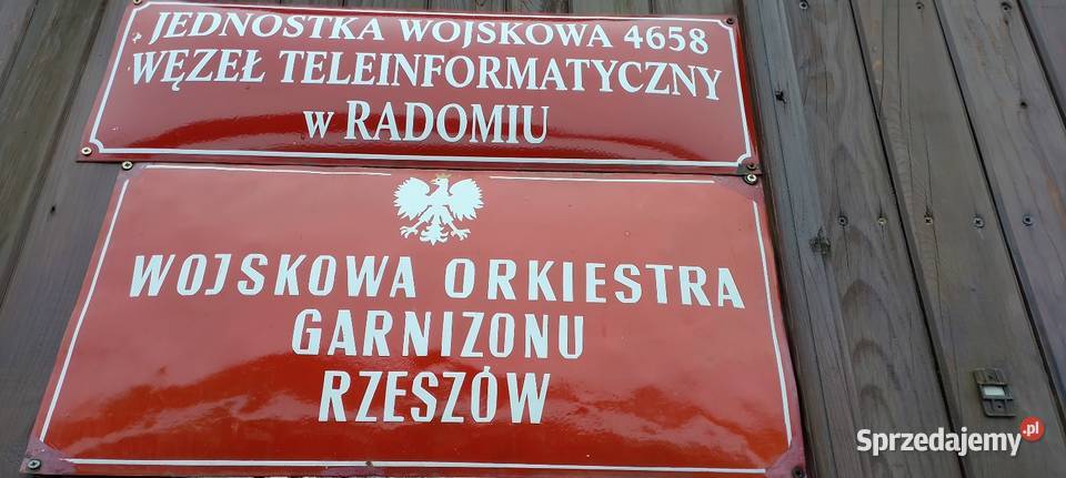 Tablica emaliowana loftt orkiestra Rzeszów