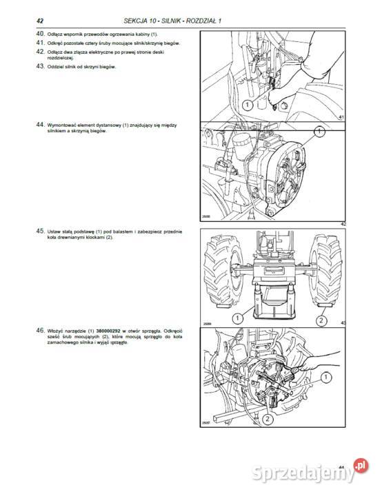 INSTRUKCJA NAPRAW HOLLAND TL70 TL80 TL90 TL100 Gdańsk