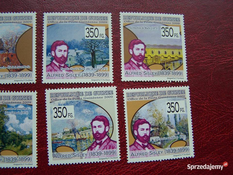 Gwinea 2009 MNH Sztuka Malarstwo A Sisley Tychy