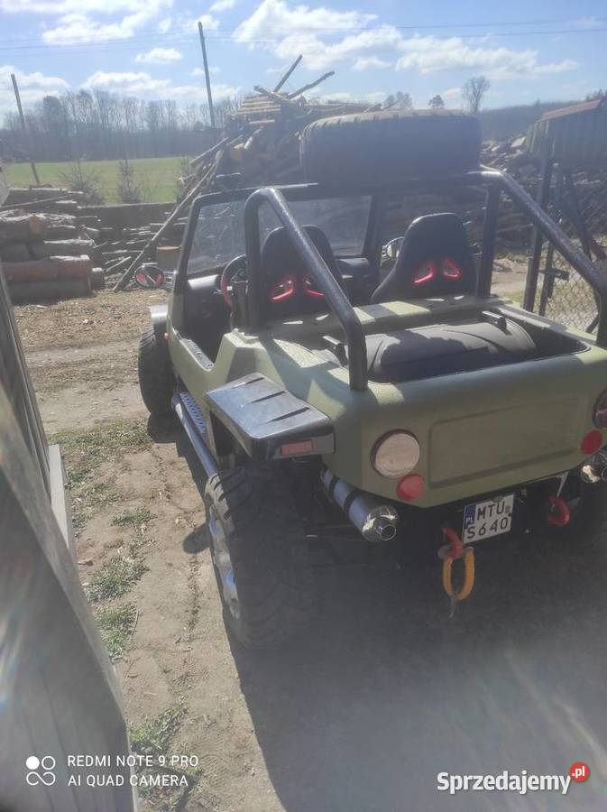 Śliczne Wyjątkowe Buggy Guad Jeep Jedyny Zamiana benzyna kujawsko-pomorskie