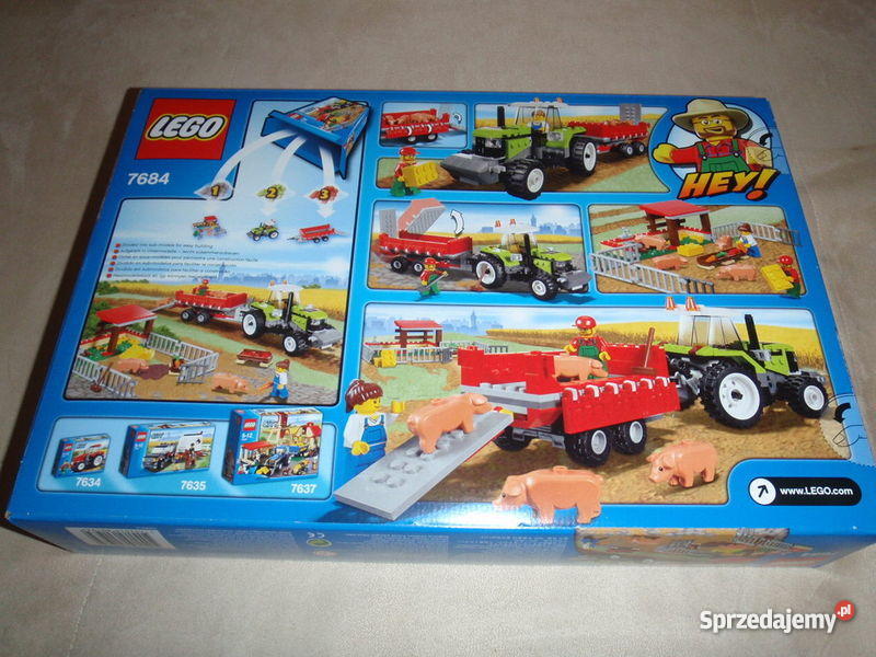 Lego City Traktor z przyczepą i hodowlą świń 768 małopolskie Olkusz
