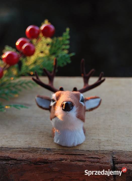 Jeleń głowa jelenia poroże trofeum magnes 3D lubelskie Lublin