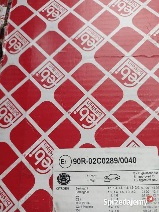 Tarcze hamulcowe przódPeugeotCitroen 4108Febi Pozostałe mazowieckie Ciechanów sprzedam
