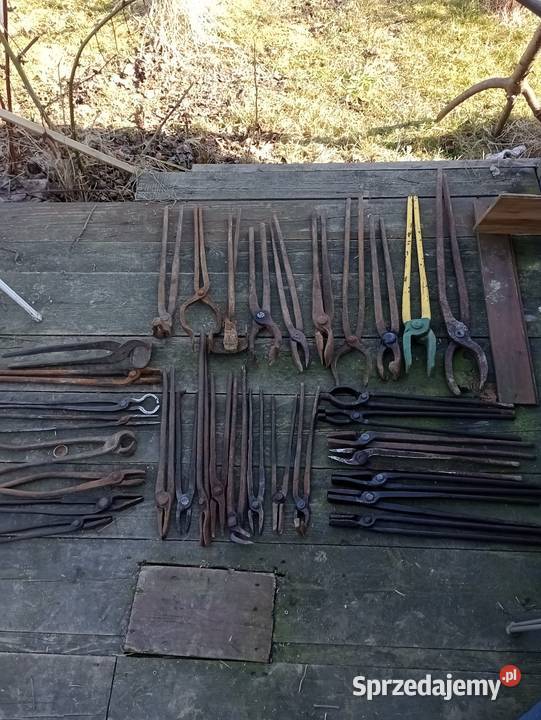 Młotki kowalskie kleszcze kowalskie Bobrek