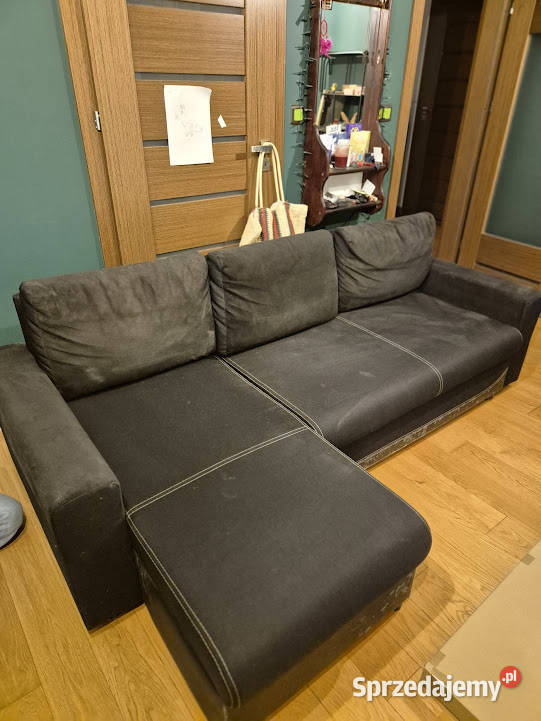 Narożnik czarny lewy 230x140 Warszawa Bemowo