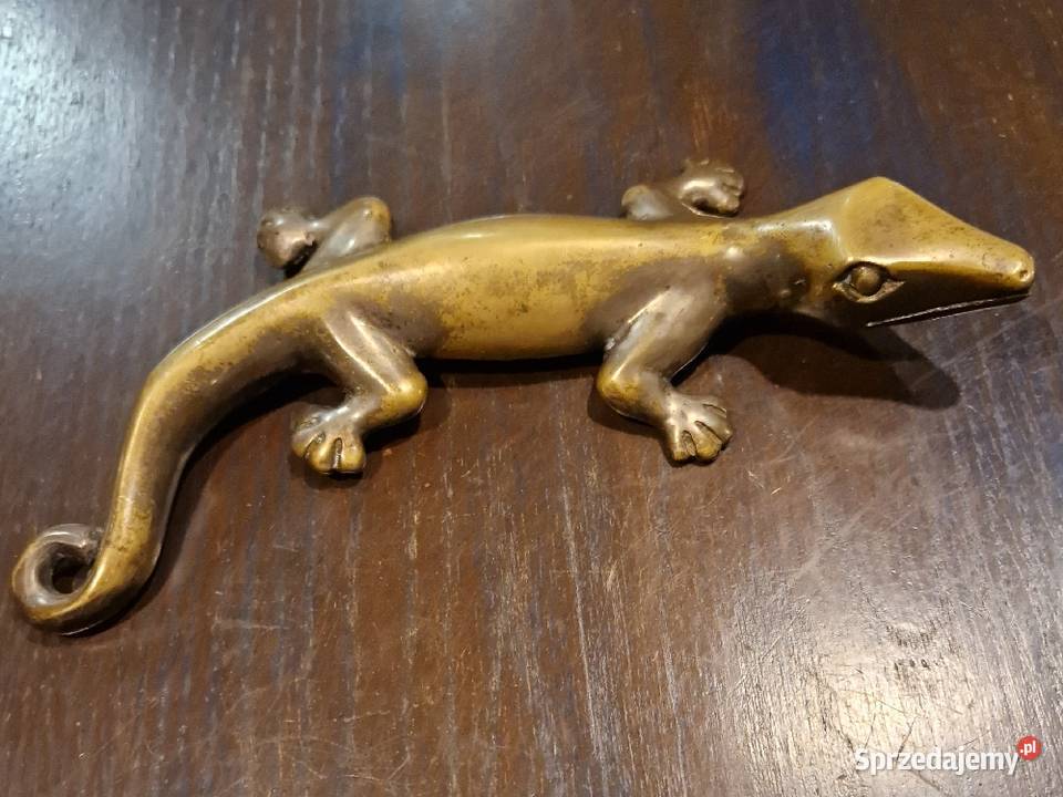 FIGURKA jaszczurki z metalu z Aghartastara Figurki i rzeźby lubelskie sprzedam
