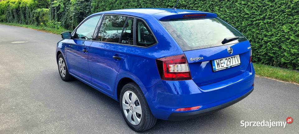 Skoda Rapid 10 TSI 95 2018r SalonPL 120TyśKm poduszka powietrzna Rapid dolnośląskie Wrocław