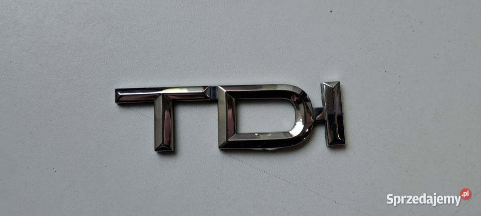 Emblemat TDI na tylną klapę Audi 100 C4 A6 C4 Motoryzacja pomorskie Luzino