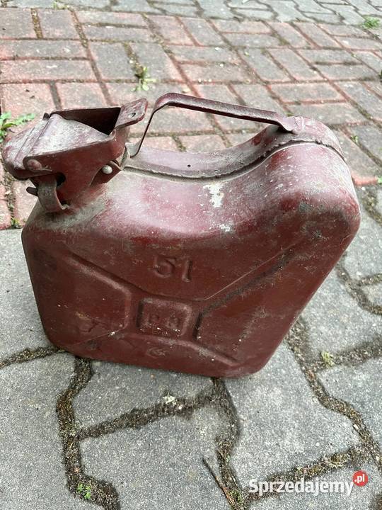 Kanister metalowy wojskowy 5L PM PRL oryginalny mazowieckie Konstancin-Jeziorna