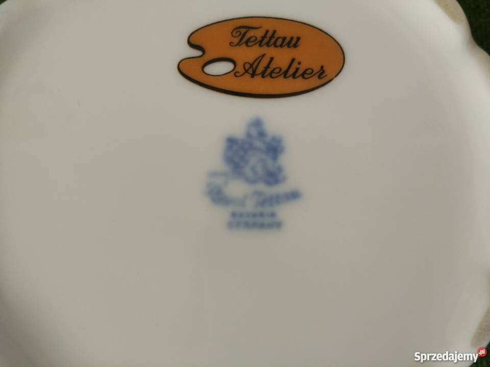 Cukiernicabomboniera porcelana żółte róże Ropa