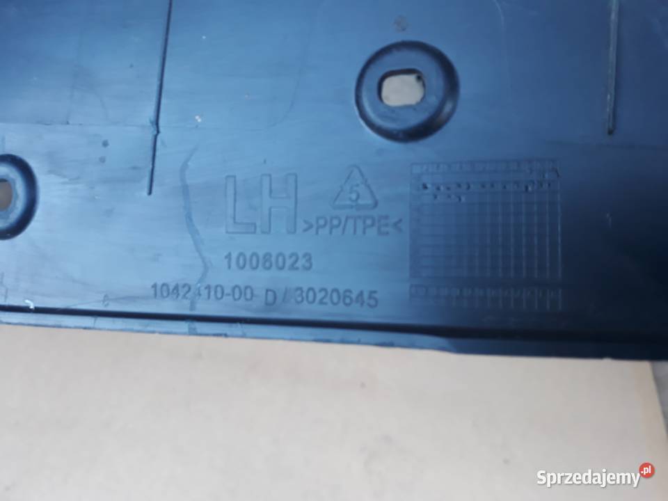 TESLA MODEL X LISTWA LEWA 104241000D Międzychód sprzedam