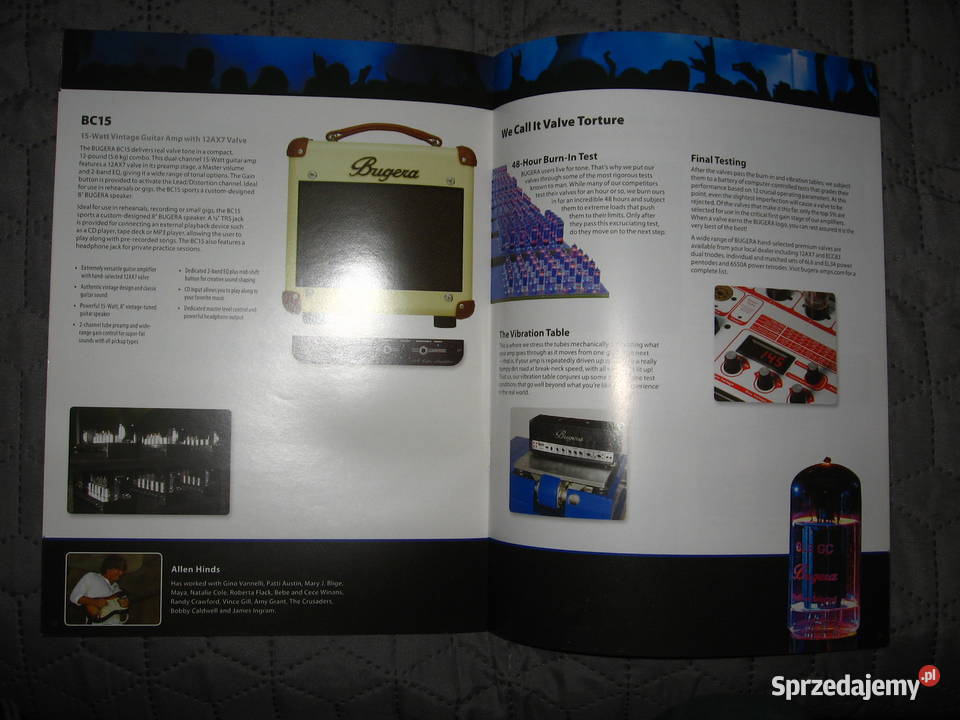 Bugera Amps Catalog April 2011 katalog Kępice sprzedam