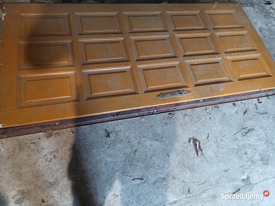 Drzwi drewniane ościeżnica metalowa Zamość