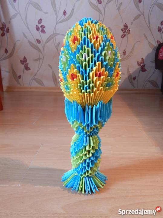 jajko z origami modułowego Gorzów Wielkopolski