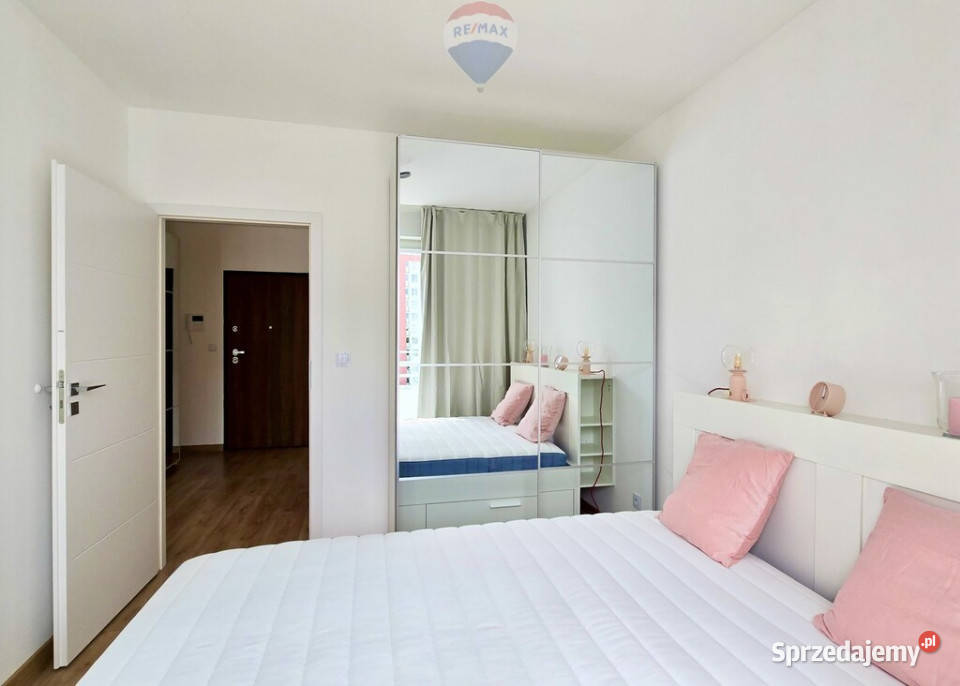 Saska Kępa NOWE 2 pokoje 2 balkony garaż 44m2 Wynajem Warszawa