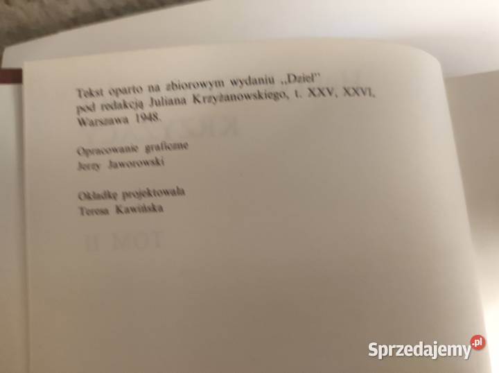 Krzyżacy Henryk Sienkiewicz 1 2 TOM świętokrzyskie Kielce