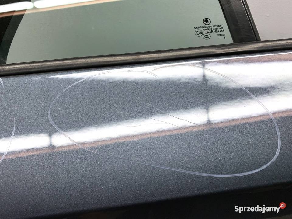 DRZWI PRAWY TYŁ SKODA FABIA III Kombi quartz