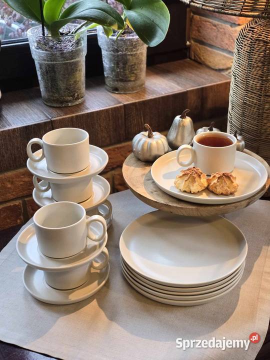 Serwis kawowy trzy kolory Łódź