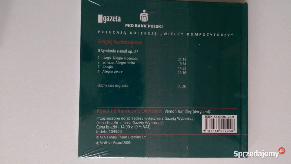 Muzyka klasyczna płyta CD z książką Chopin Muzyka Wrocław