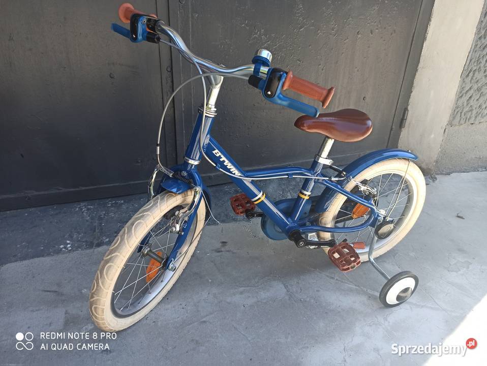 Rowerek Dzieciecy Btwin 16 City 900 Kółka Boczne sprzedam