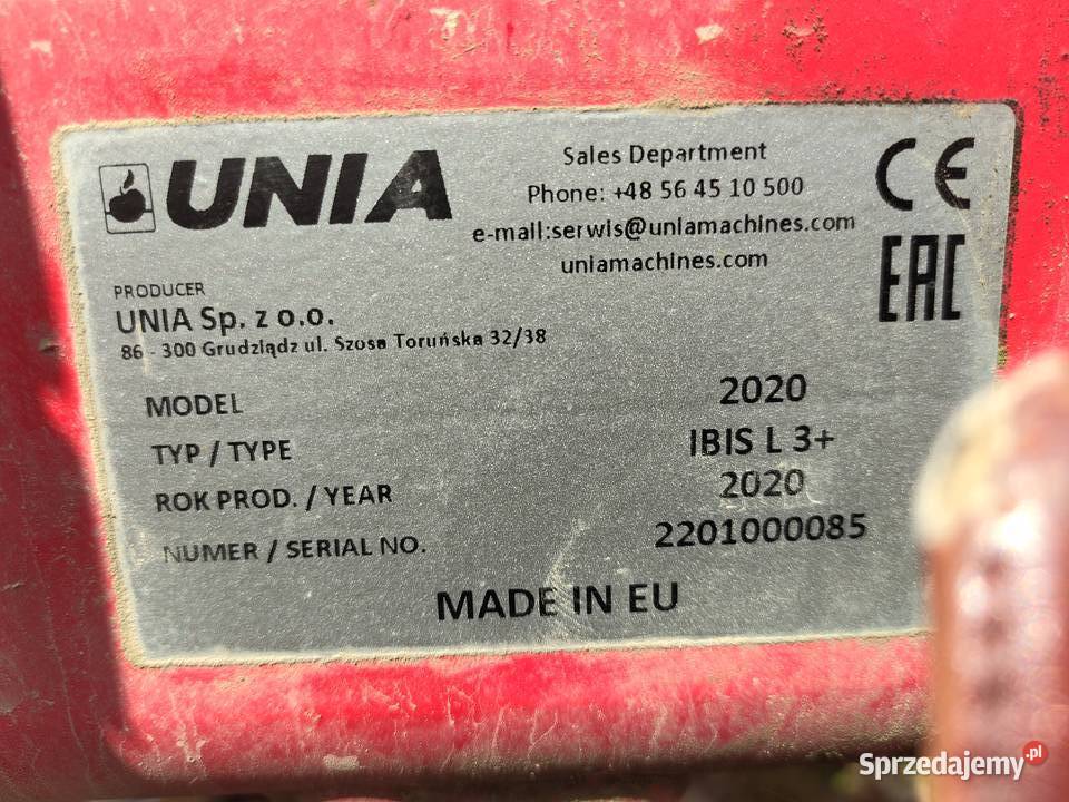 Unia ibis long nieuszkodzony Błaszki sprzedam