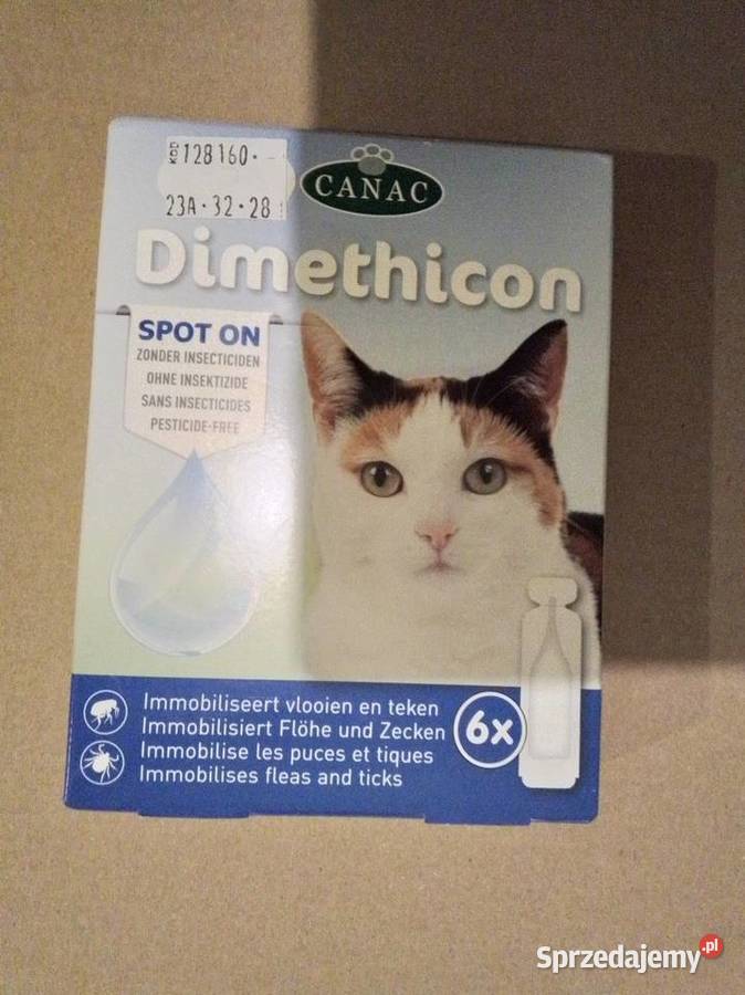 Preparat przeciw pchłom I kleszczom kotów Pozostałe śląskie Katowice sprzedam