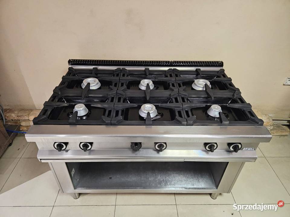 Kuchnia gazowa 6 palników MBM 41 kW Pszczyna
