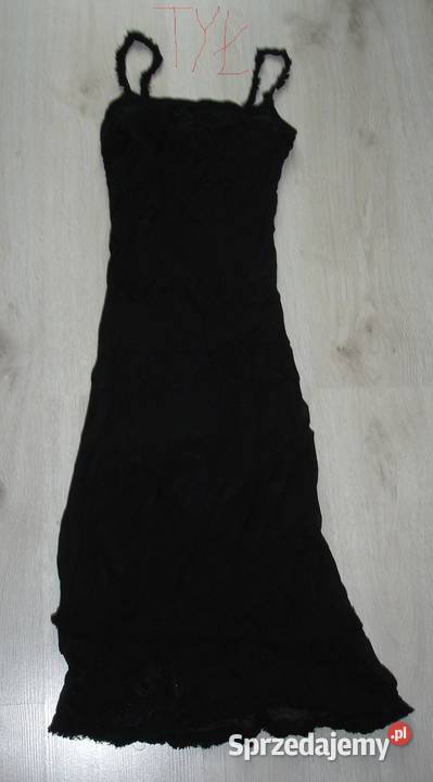 Czarna nowa sukienka na ramiączkachRozmiar S