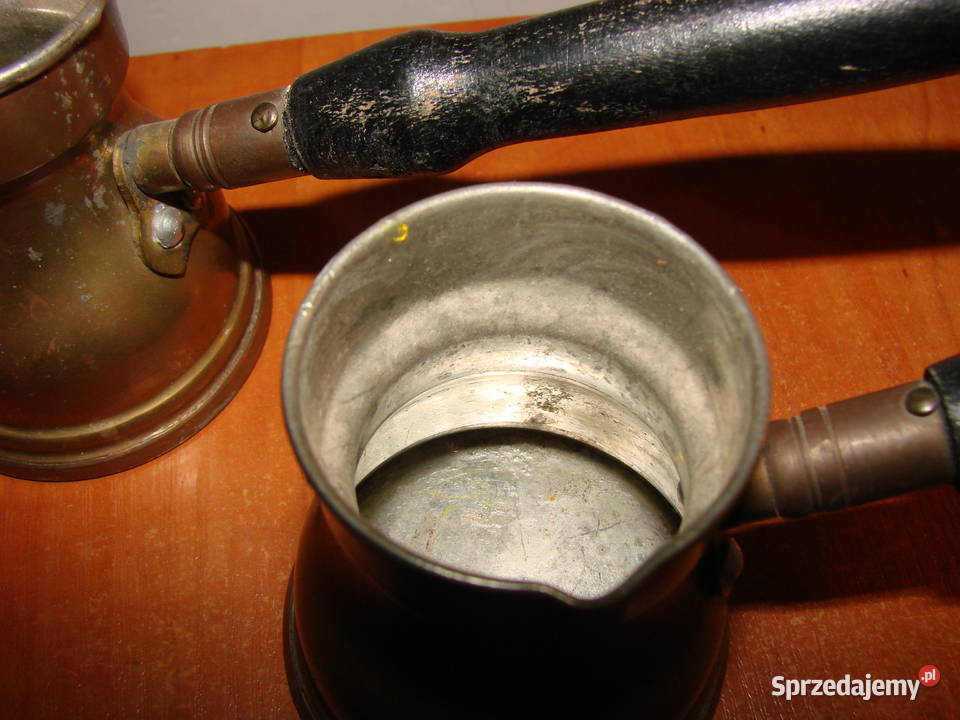 miedziany rondelek do kawy Pruszcz Gdański sprzedam