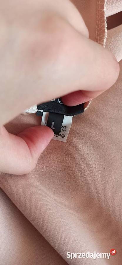 Nowa sukienka jasny pudrowy róż rozmiar L Bella