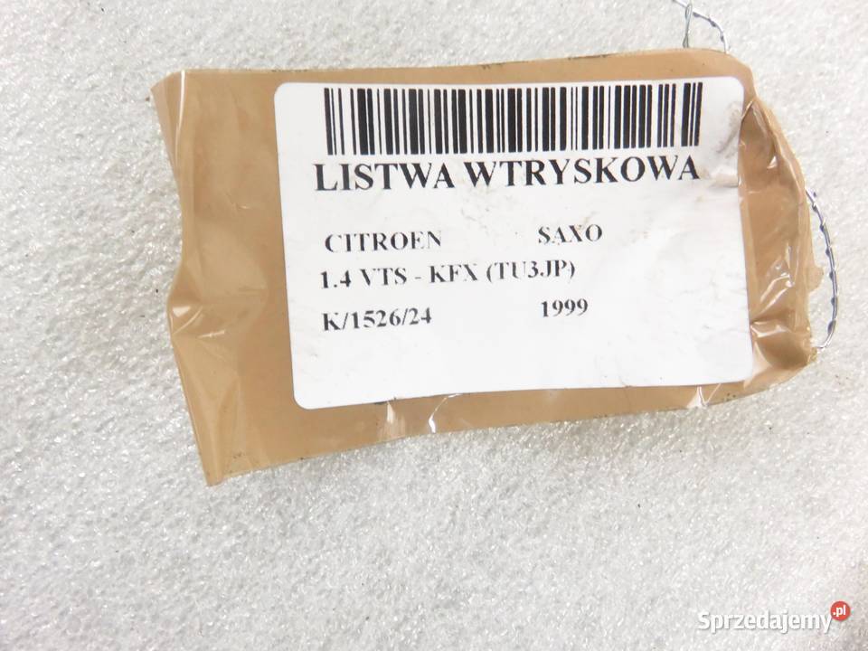 LISTWA WTRYSKOWA CITROEN SAXO 14 VTS 9628982980C osobowe Motoryzacja