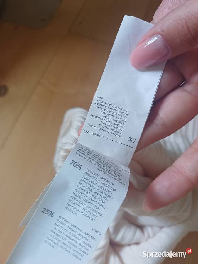 Długa spódnica biała Sinsay brązowy/beżowy Spódnice i sukienki Piotrków Trybunalski
