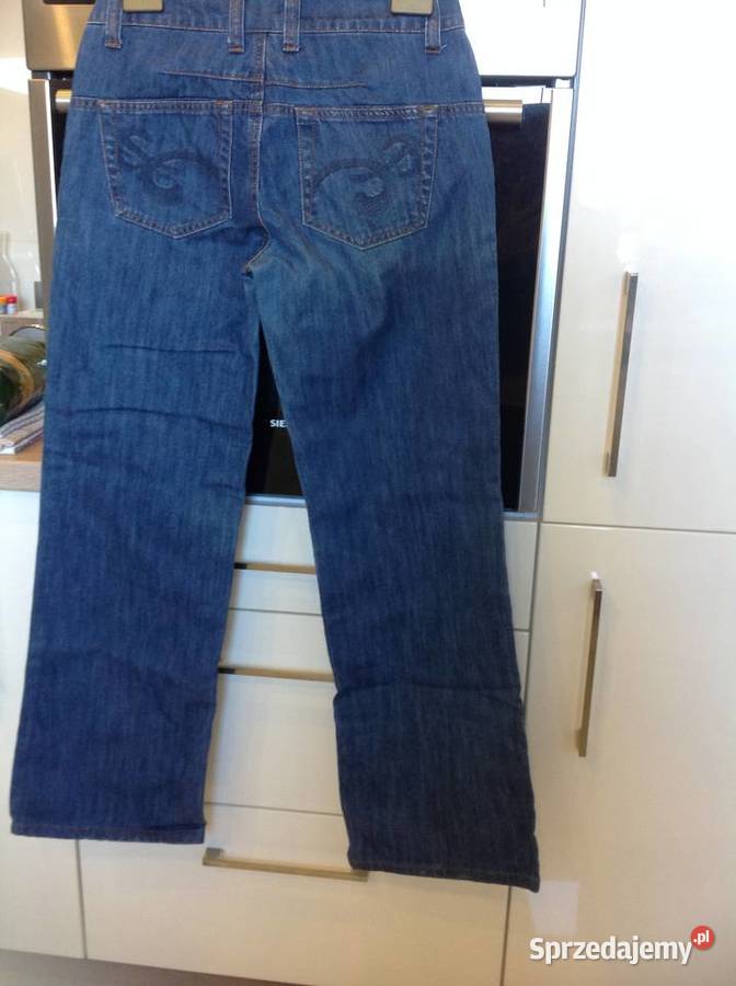 SPODNIE JEANS DAMSKIE VERO MODA r S Szerokie Długie Spodnie