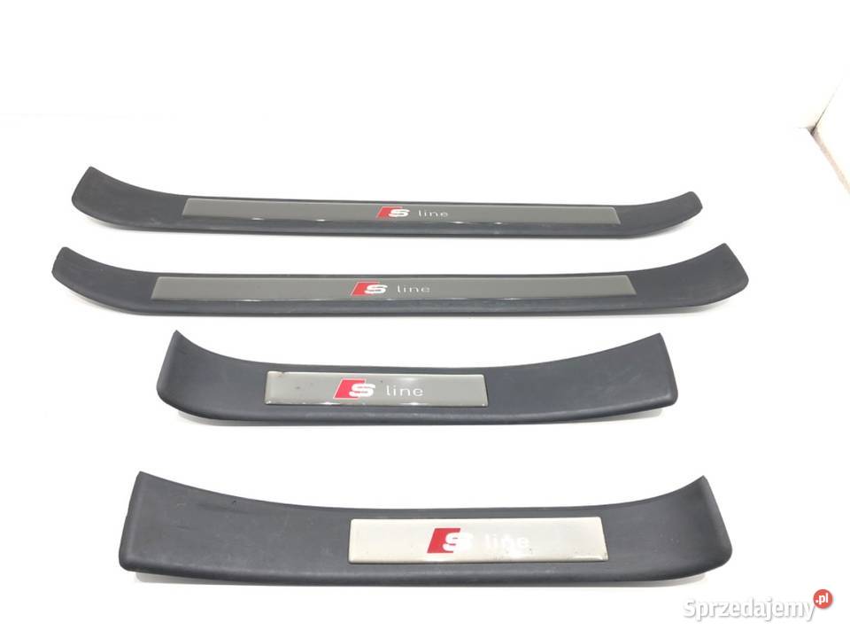 LISTWY NAKŁADKI PROGOWE KOMPLET SLINE AUDI A4 B6 osobowe