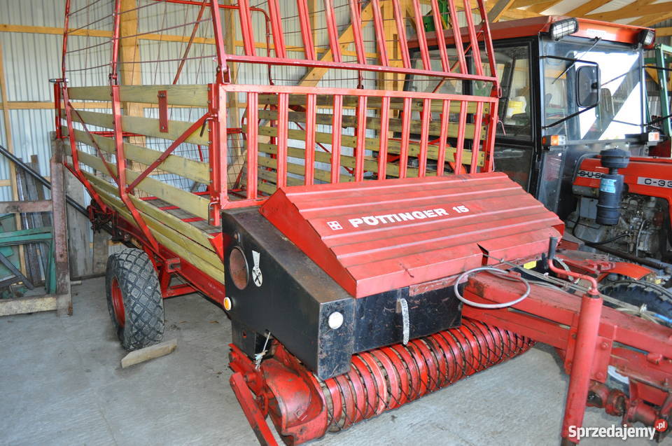 Przyczepa samozbierająca Pottinger 15 Przyczepy rolnicze Olszówka