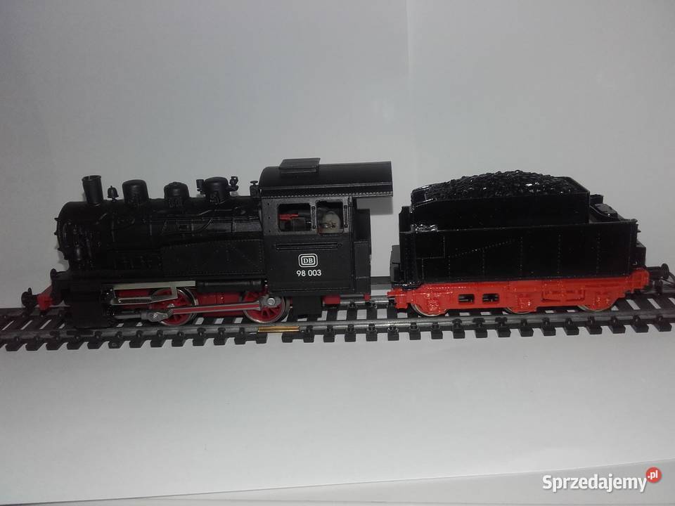 Lokomotywa parowóz DB 98 003 z tandemem H0 Będzin