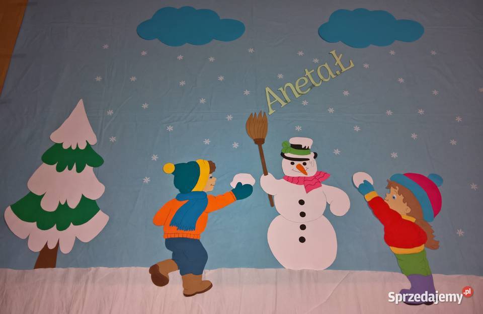 Dekoracje zimowe z brystolu 504102444 Garwolin