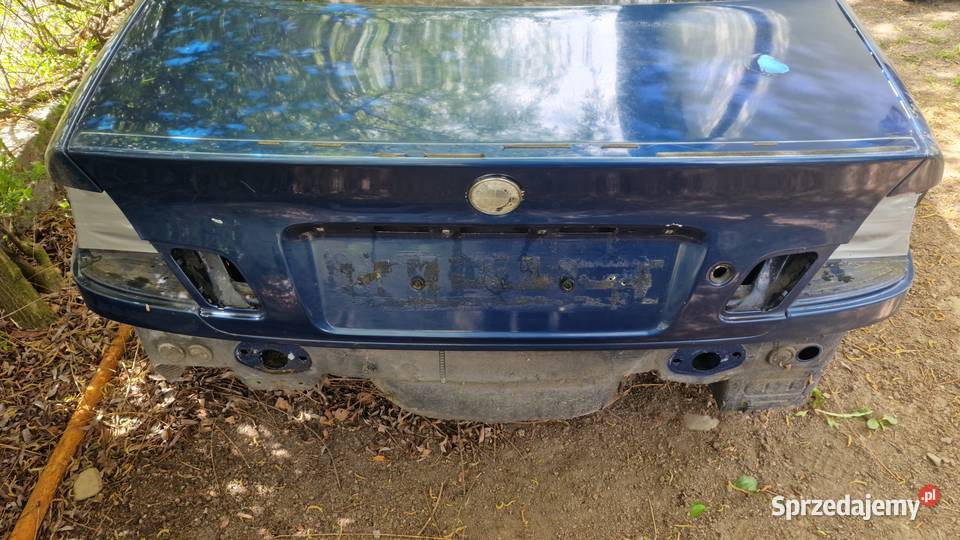 Klapa bagażnika OEM BMW E46 Coupe Topasblau Nowy Sącz