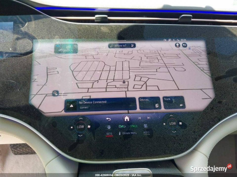 Mercedes EQS EQS 450 2024 Radary Wentyle 4/5 Gdynia