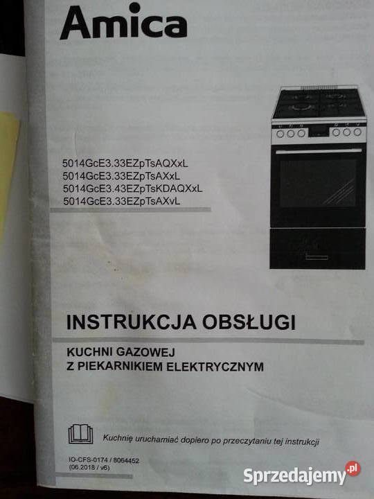 Kuchnia gazowa Amica Warszawa