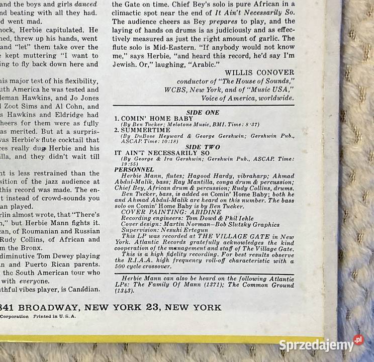 Herbie Mann At The Village Gate Szczecin sprzedam